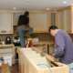 finishing kitchen job
