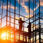 engineer fixing a structure