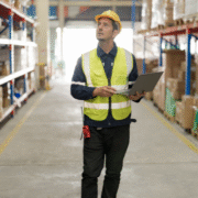 engineer visiting a site